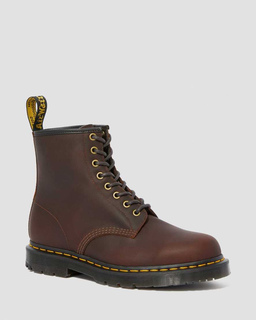 Dr. Martens 1460 DM's Wintergrip Miesten Nauhalliset Nilkkurit - Suklaa Nilkkurit [096-RUTKFG]